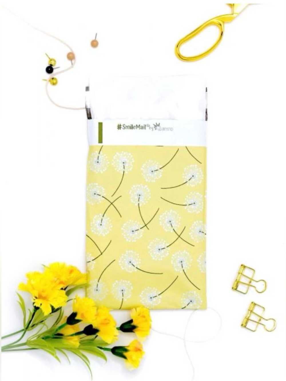 30 10” x 13” Dandelion Poly Mailers New With Tags - Picture 4 of 4
